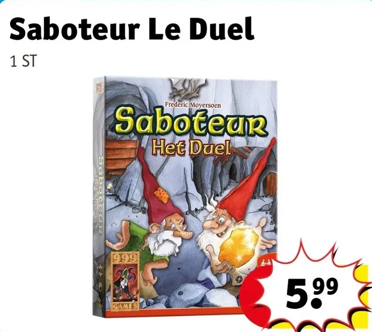 Offre: Saboteur Le Duel