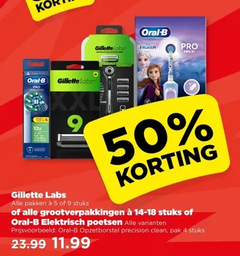 Aanbieding: Gillette Labs en Oral-B Elektrisch poetsen