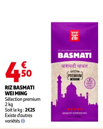 Offre: Riz basmati