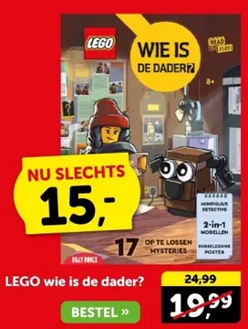 Aanbieding: LEGO wie is de dader?