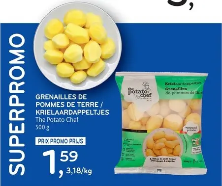 Offre: The Potato Chef Grenailles de pommes de terre