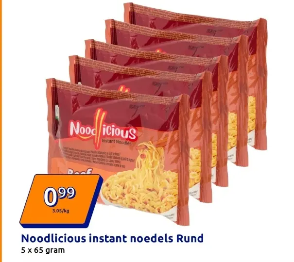 Aanbieding: Noodlicious instant noedels Rund