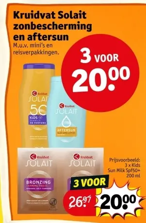Promotie: Solait zonbescherming en aftersun