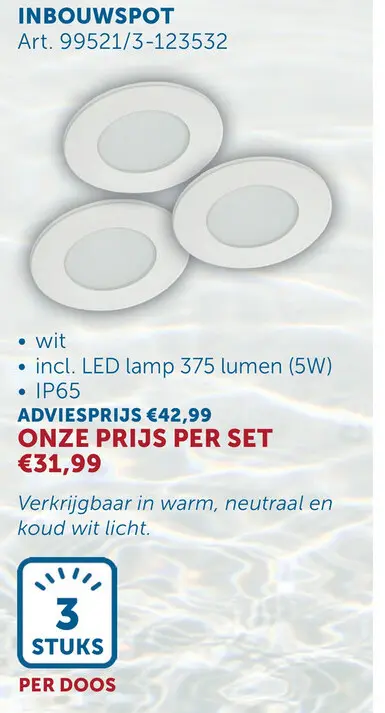 Aanbieding: Inbouwspot