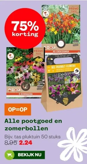 Aanbieding: Alle pootgoed en zomerbollen
