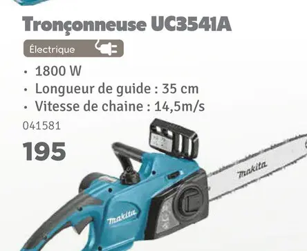 Offre: Tronçonneuse UC3541A