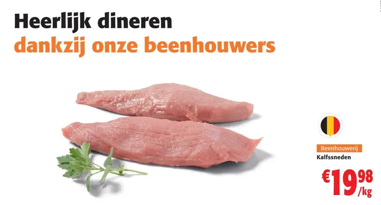 Aanbieding: Kalfssneden