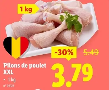 Offre: Pilons de poulet XXL