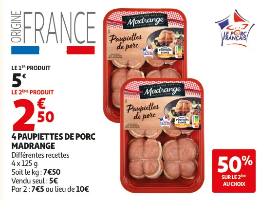 Promotie: Paupiettes de porc