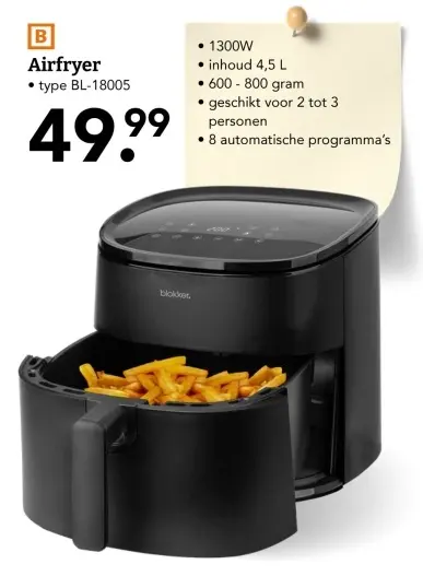 Aanbieding: Airfryer