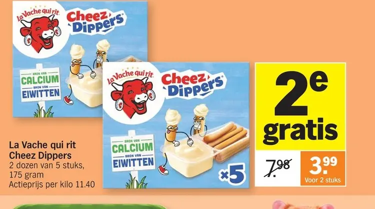 Promotie: La Vache qui rit Cheez Dippers