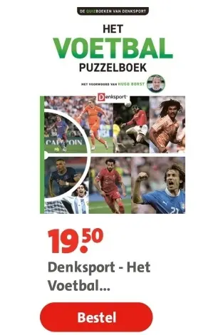Aanbieding: Het Voetbal Puzzelboek