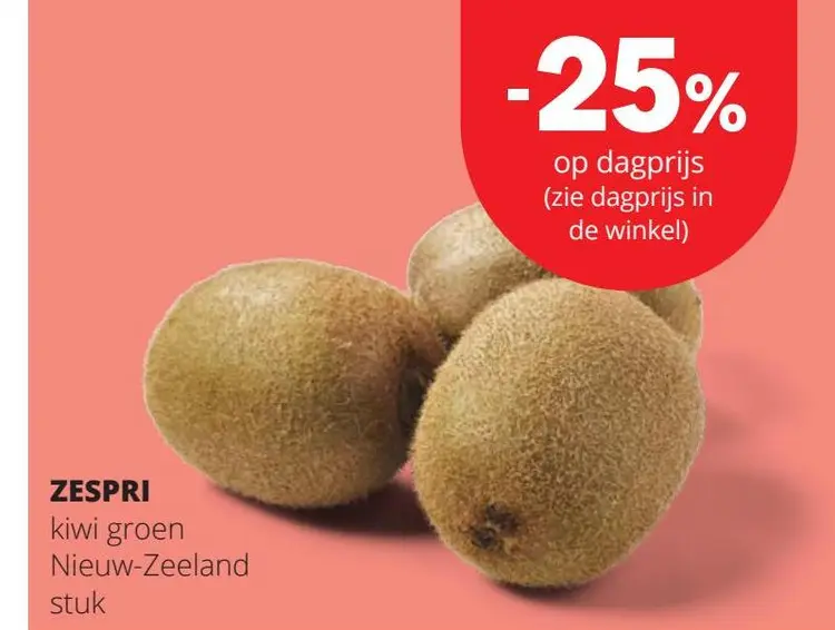 Promotie: Kiwi groen