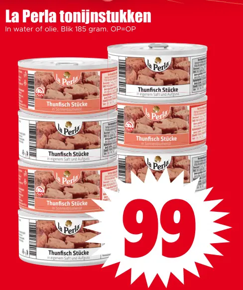 Aanbieding: tonijnstukken