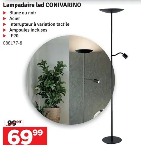 Offre: Lampadaire led CONIVARINO