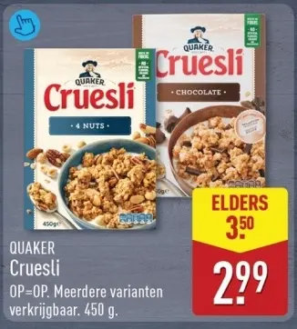 Aanbieding: Cruesli