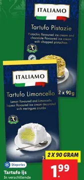 Aanbieding: Tartufo ijs