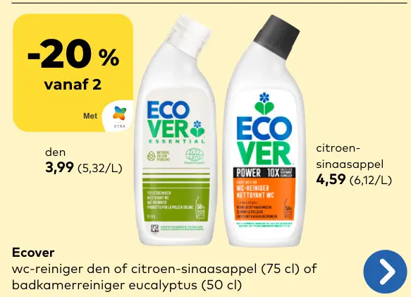 Promotie: Wc-reiniger den of citroen-sinaasappel of badkamerreiniger eucalyptus