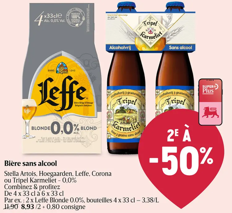 Offre: Bière sans alcool
