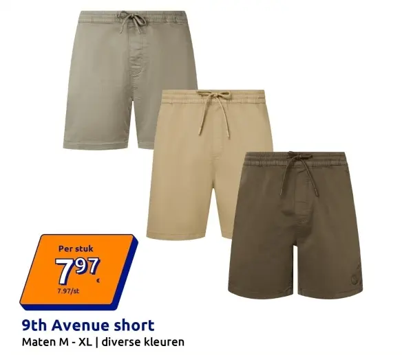 Promotie: 9th Avenue short