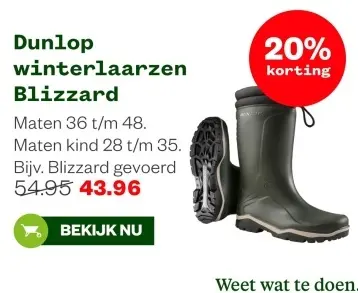 Aanbieding: winterlaarzen Blizzard