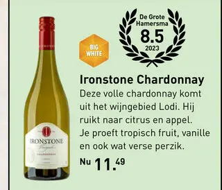 Aanbieding: Ironstone Chardonnay