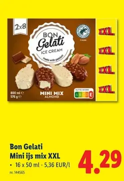 Aanbieding: Bon Gelati Mini ijs mix XXL