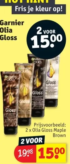 Promotie: Garnier Olia Gloss