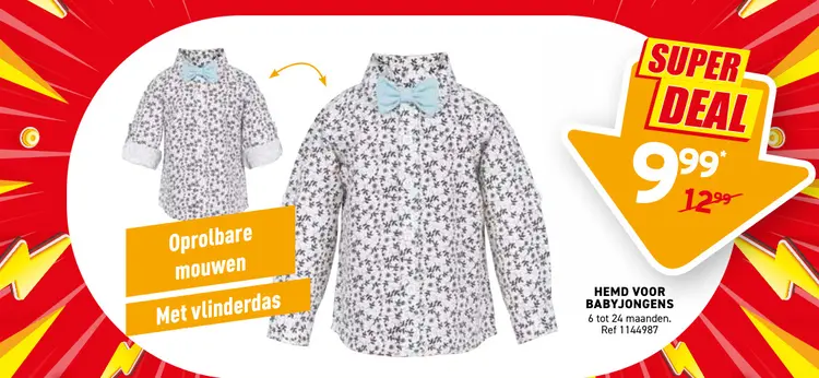 Promotie: Hemd voor babyjongens