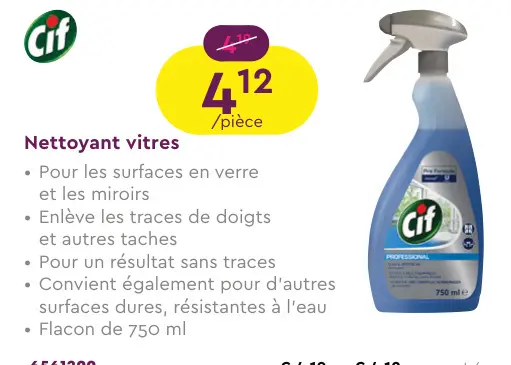 Offre: Nettoyant vitres