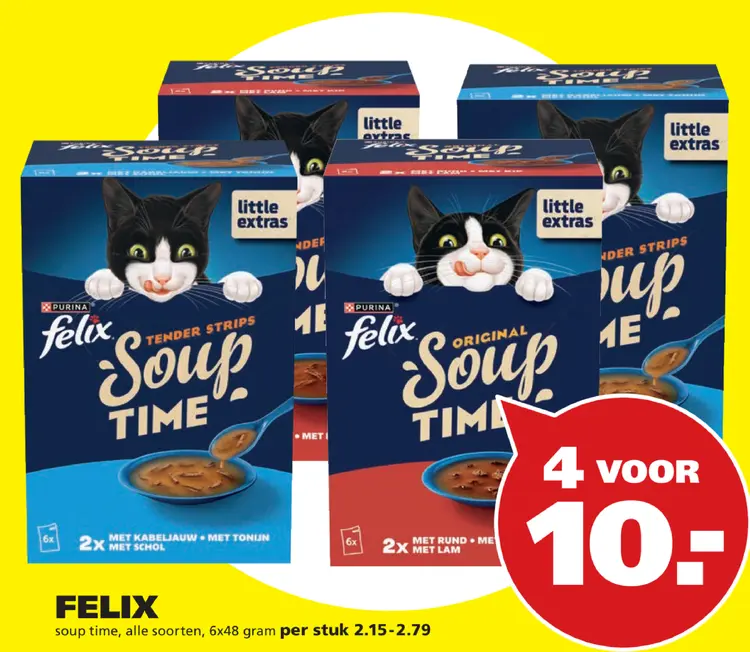 Aanbieding: Felix soup time, alle soorten