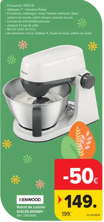 Offre: Robot de cuisine