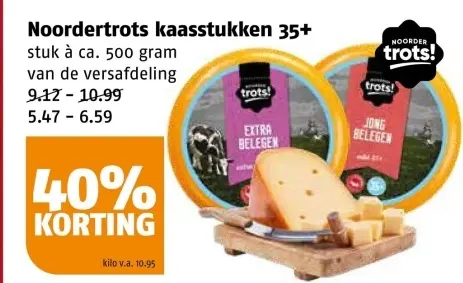 Aanbieding: kaasstukken 35+