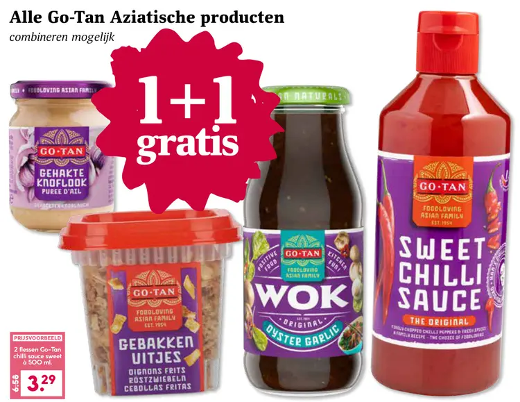 Aanbieding: Go-Tan chilli sauce sweet