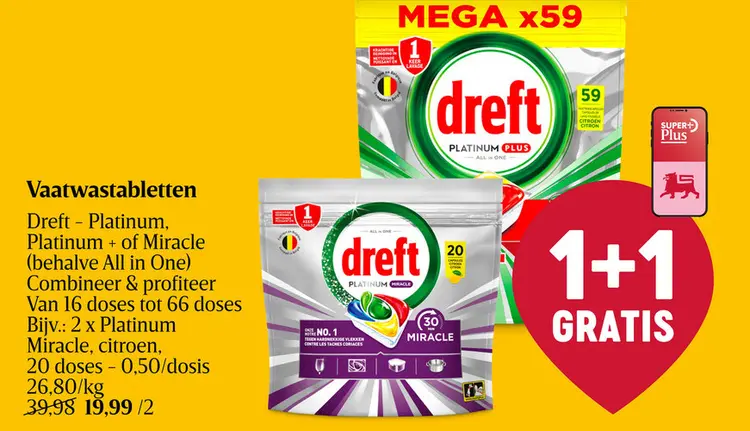 Aanbieding: Vaatwastabletten