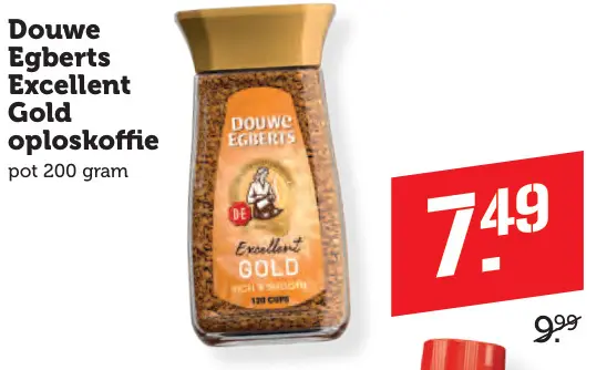 Aanbieding: Excellent Gold oploskoffie