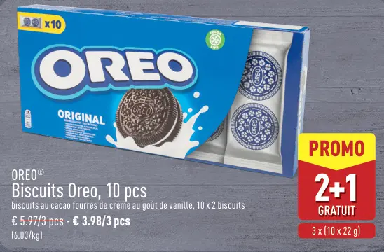 Offre: Biscuits Oreo
