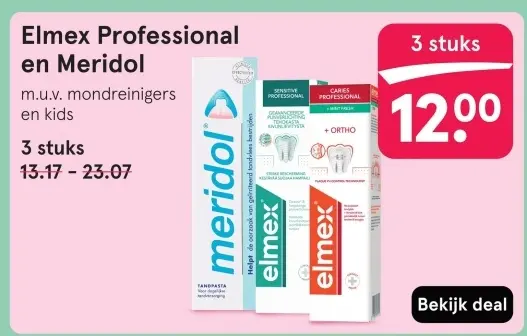 Aanbieding: Elmex Professional en Meridol