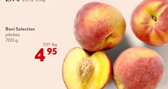 Offre: Pêches