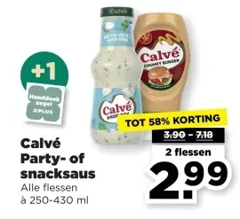 Aanbieding: Calvé Party- of snacksaus