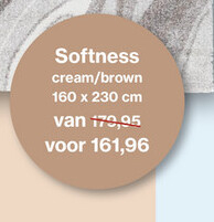 Aanbieding: Softness cream / brown 