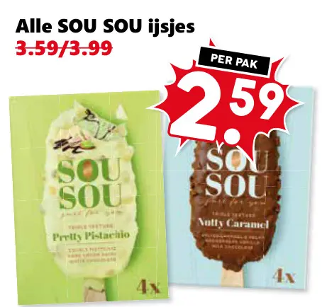 Aanbieding: SOU SOU ijsjes