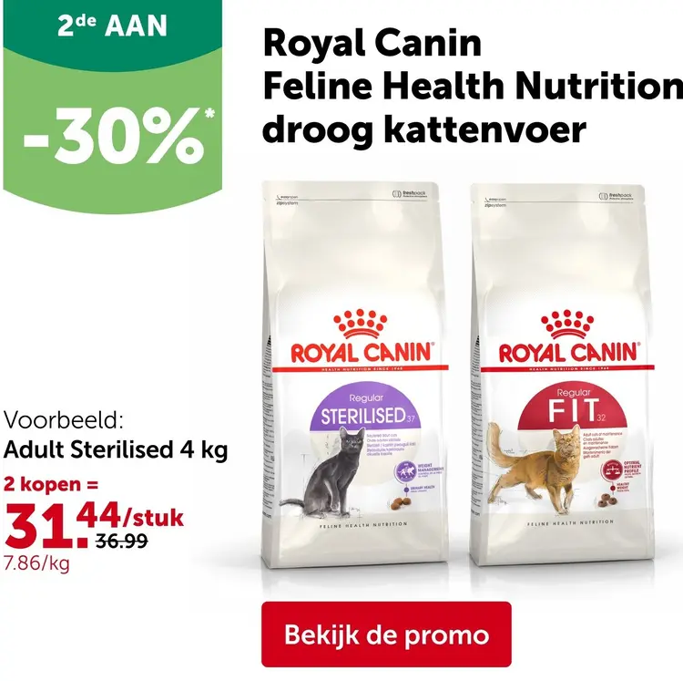 Promotie: Feline Health Nutrition droog kattenvoer
