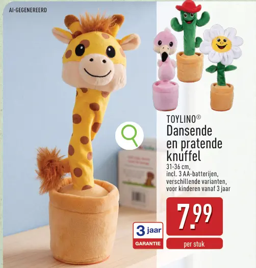 Promotie: Toylino Dansende en pratende knuffel