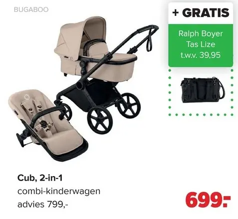 Aanbieding: Cub, 2-in-1 combi-kinderwagen
