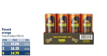 Aanbieding: Passoã orange