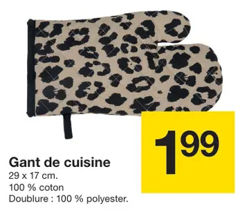 Offre: Gant de cuisine