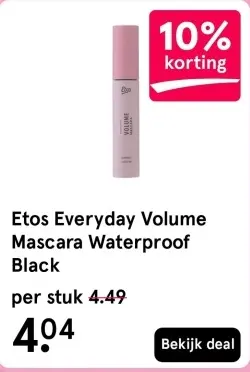 Aanbieding: Everyday Volume Mascara Waterproof Black