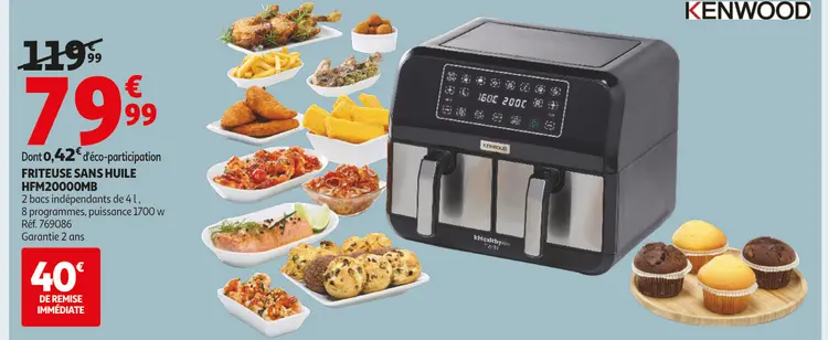 Offre: Friteuse sans huile hfm20000mb