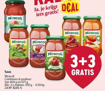Aanbieding: Saus Miracoli